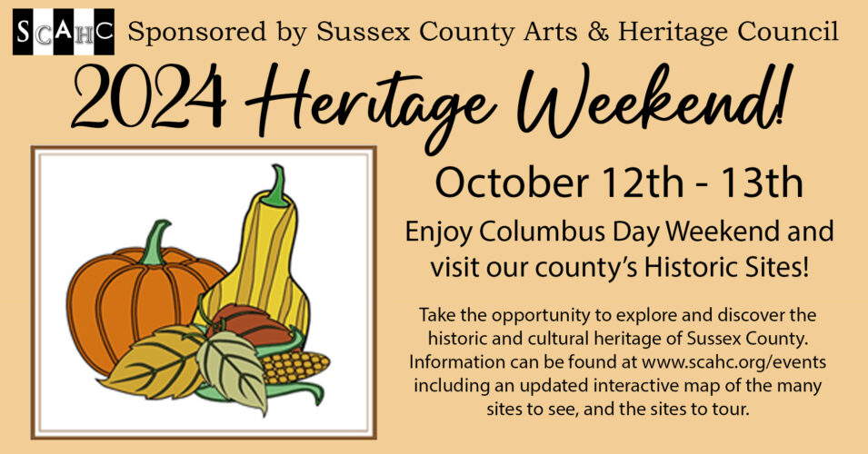 2024 Heritage Weekend - Oct. 12 - 13