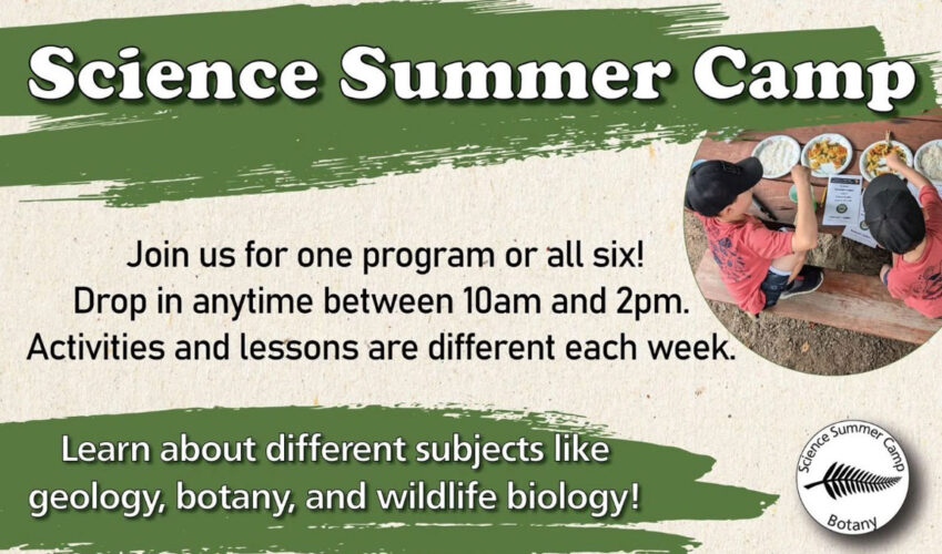 Science Summer Camp - Week 5 - July 25, 10-2pm